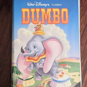 Dumbo Walt Disney Classic Black Diamond Edition VHS Movie Rare 1991
